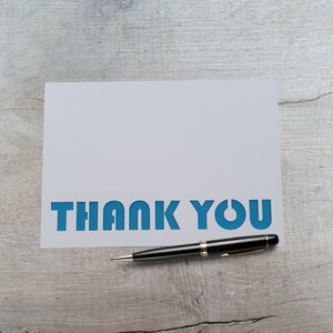 Carte de remerciement faite main, carte de remerciement pour elle, carte de remerciement pour toutes les occasions, avec carte de remerciement