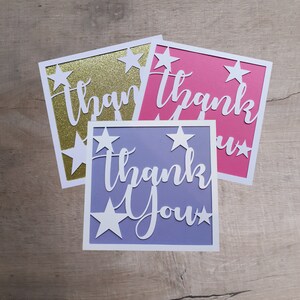 Paquete de tarjetas de agradecimiento, tarjetas de agradecimiento de compra múltiple, paquete de 3 tarjetas