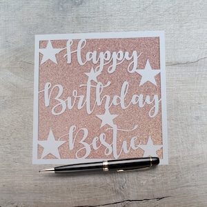 Best Friend Birthday Card, Bestie Birthday Card, Card for Bestie, Birthday Card for her, Birthday Card for Best Friend