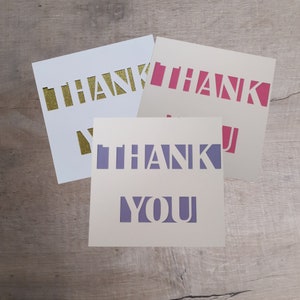 Paquete de tarjetas de agradecimiento, tarjetas de agradecimiento de compra múltiple, paquete de 3 tarjetas