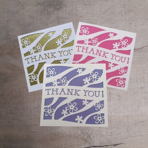 Paquete de tarjetas de agradecimiento, tarjetas de agradecimiento de compra múltiple, paquete de 3 tarjetas