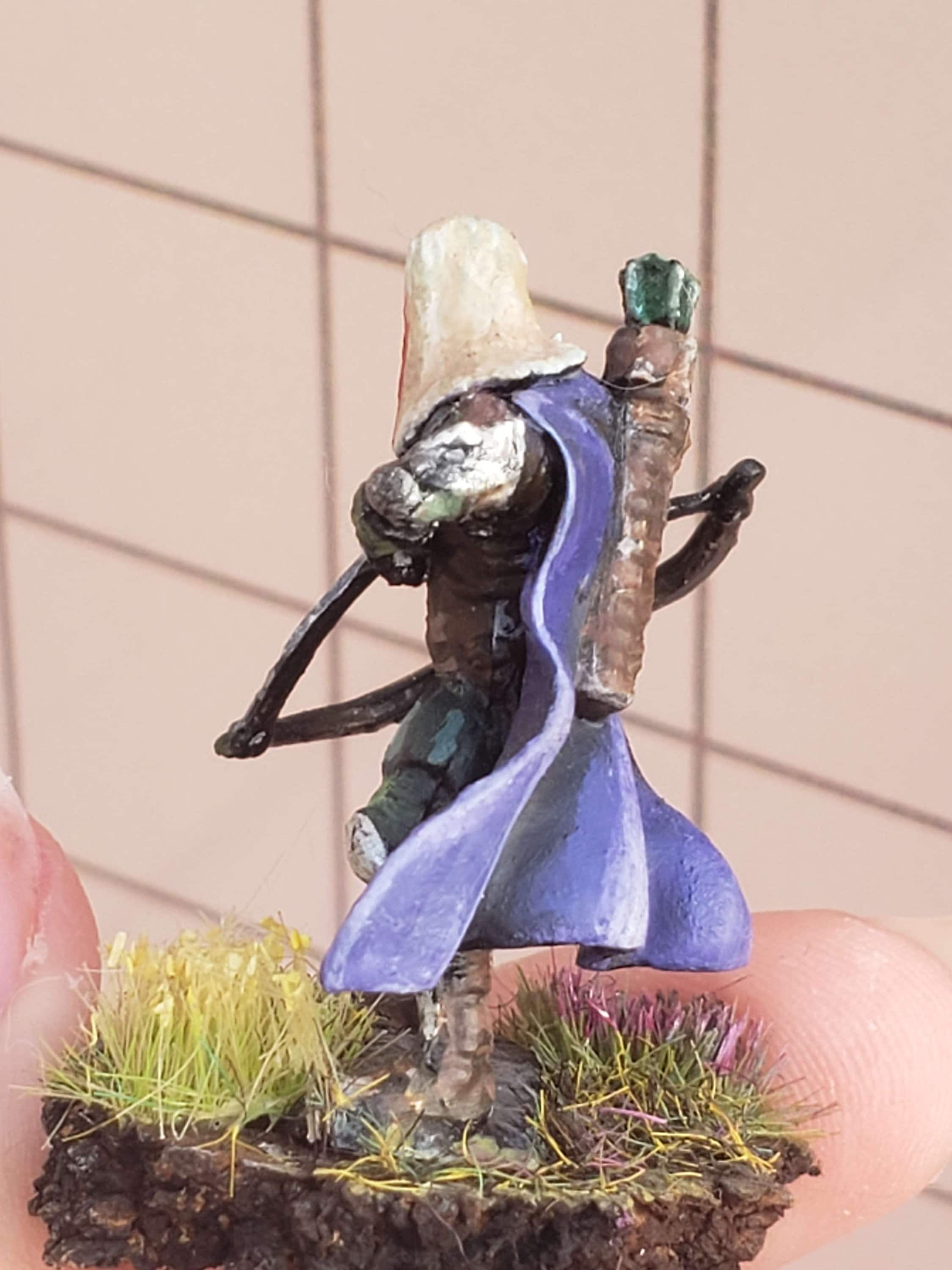 Male Elf Ranger D&D TTRPG Miniature Hand Painted - Etsy