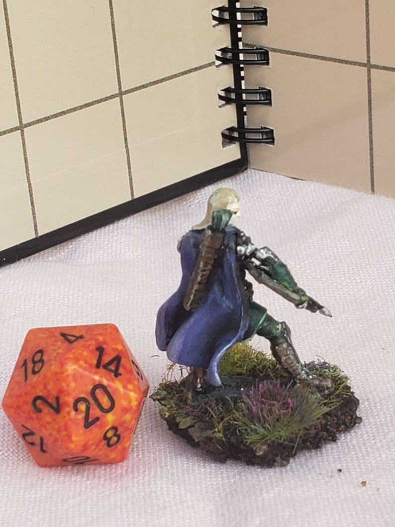 Male Elf Ranger D&D TTRPG Miniature Hand Painted - Etsy