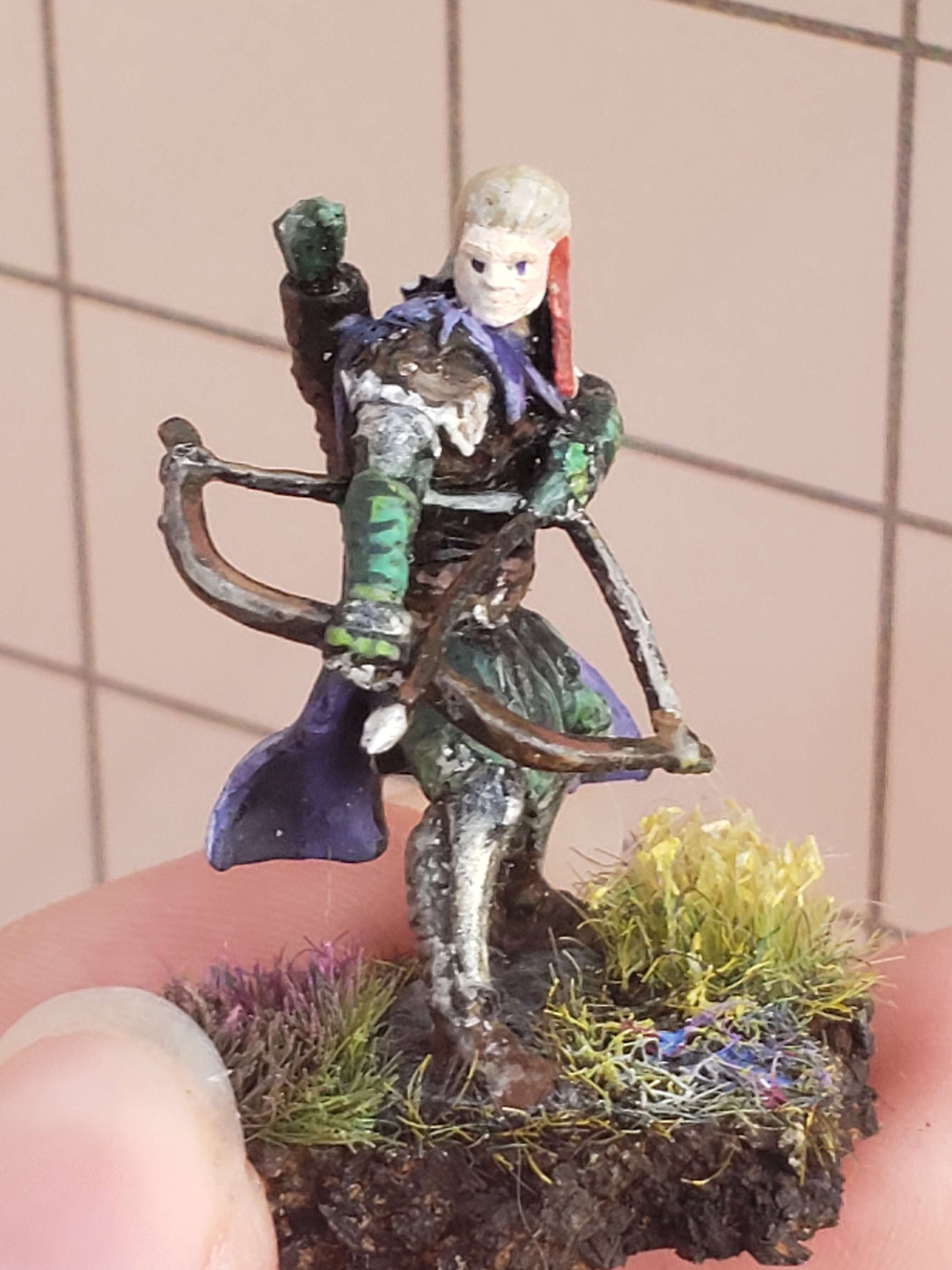 Male Elf Ranger D&D TTRPG Miniature Hand Painted - Etsy