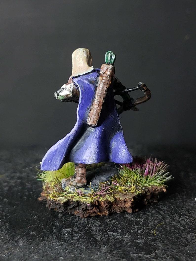 Male Elf Ranger D&D TTRPG Miniature Hand Painted - Etsy