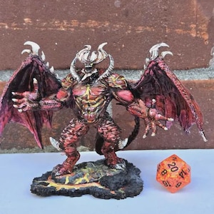 Pit Fiend Demon Miniature D&D Tabletop RPG Nolzur&#39;s Marvelous Miniatures