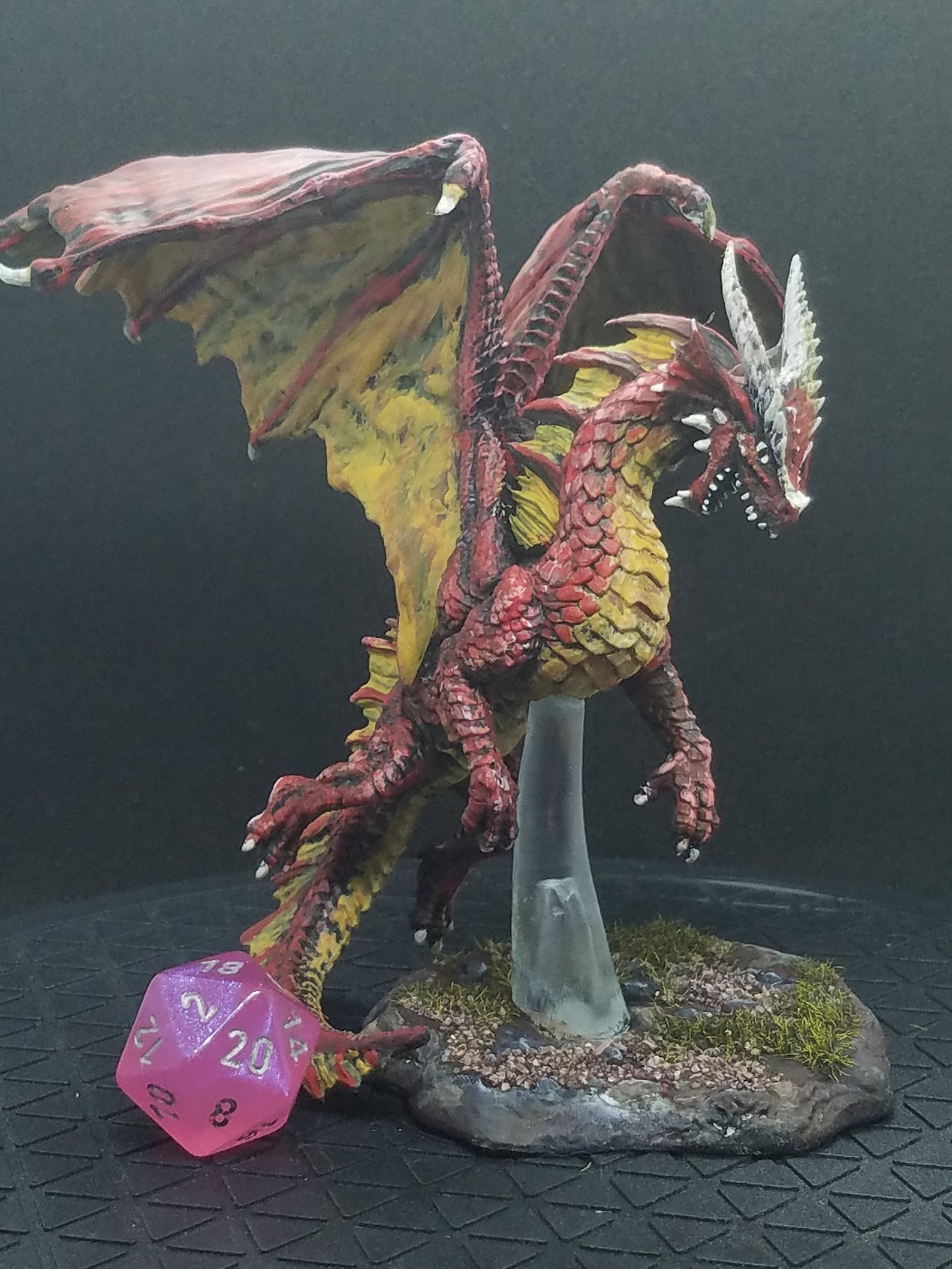 Young Red Dragon d&d miniature hand painted Etsy