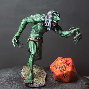 Troll D&D Miniature Hand Painted