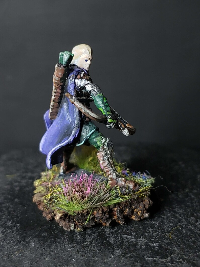 Male Elf Ranger D&D TTRPG Miniature Hand Painted - Etsy