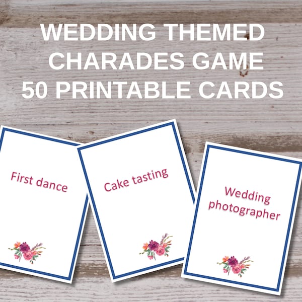 Bridal Charades - Etsy