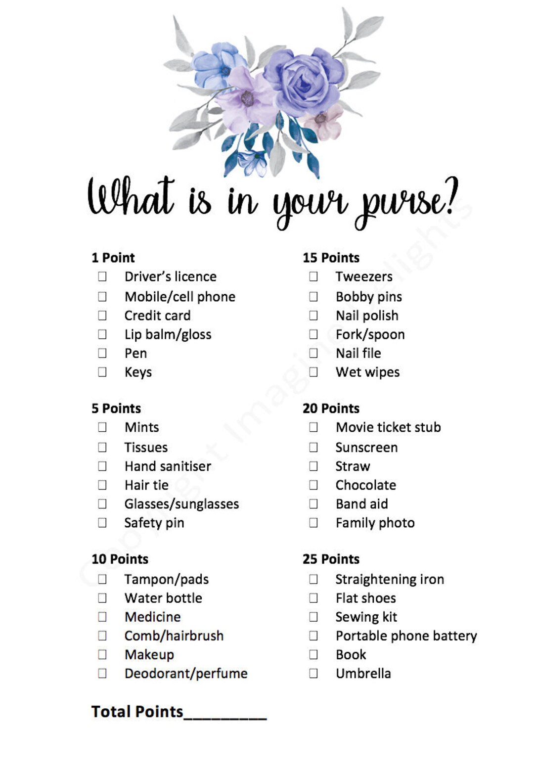 what-is-in-your-purse-bridal-shower-kitchen-tea-baby-shower-game-instant-digital-download-printable-etsy for Free Bridal Shower Purse Game Printable What is in Your Purse? Bridal Shower, Kitchen Tea, Baby Shower Game, Instant Digital Download, Printable. - Etsy for Free Bridal Shower Purse Game Printable