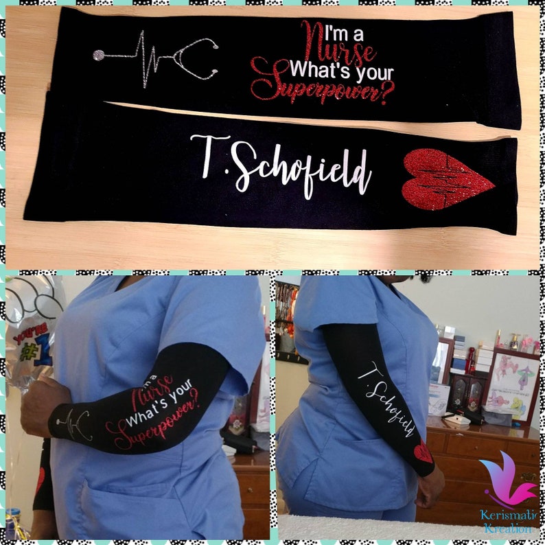 Nurses Compression Sleeves Etsy