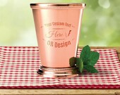 Personalized Mint Julep Cup 12 oz, Custom Name Engraved Cocktail Cups, Stainless Steel Martini Cup Gift for Him Her, Customized Barware Gift
