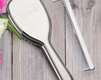 personalized baby brush and comb set