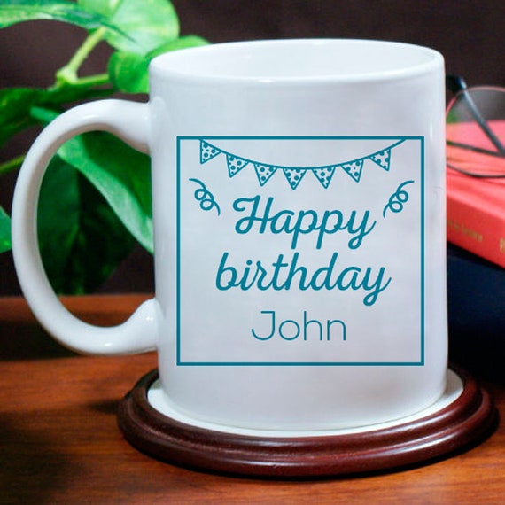 Coffee Mug for Men Personalized Birthday Mugs Custom Etsy