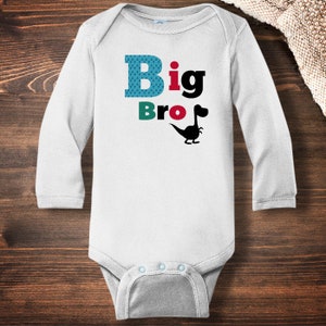 Personalized Baby Onesie One Piece Outfit, Big Bro Baby Onesie , Custom Monogram, Custom Baby Announcement Bodysuit, Custom Newborn Bodysuit