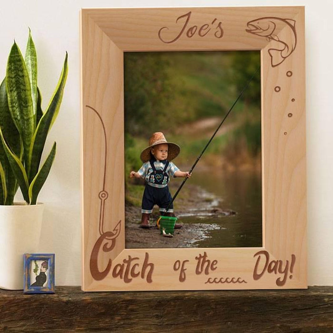 Catch of the Day Picture Frame, Personalized Photo Frames, Custom ...