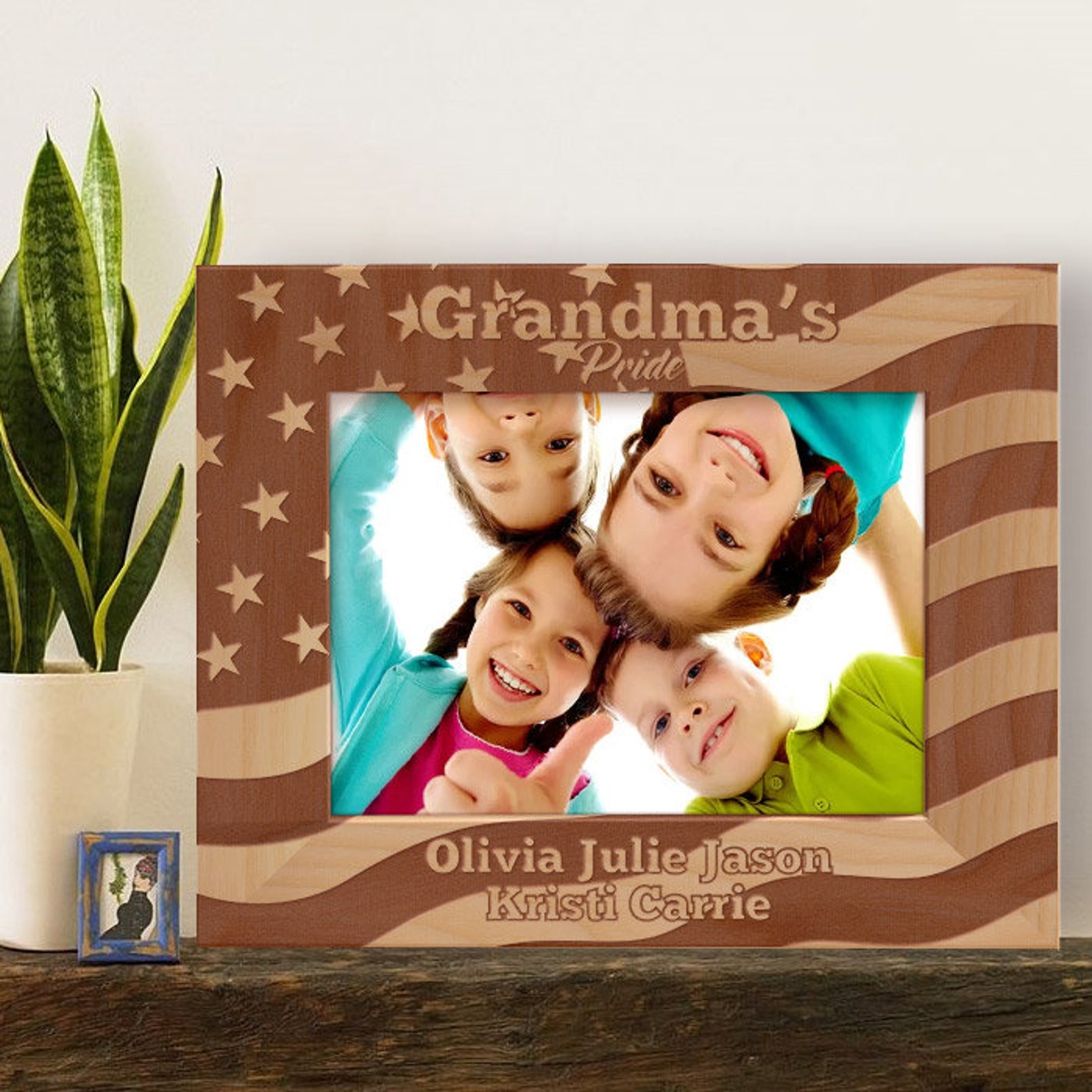 Grandma's Pride Picture Frame Grandma Picture Frames Etsy