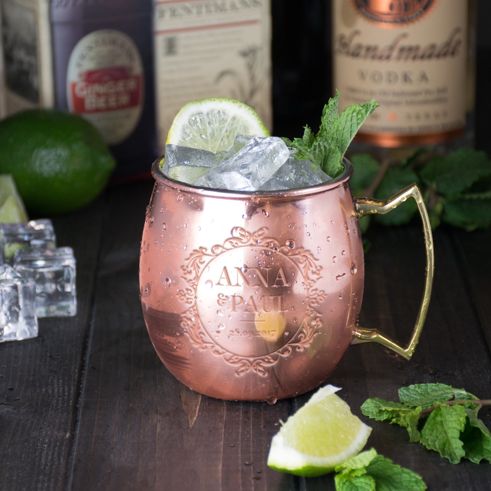 Personalized Moscow Mule Mug Custom Name Wedding Cocktail Etsy