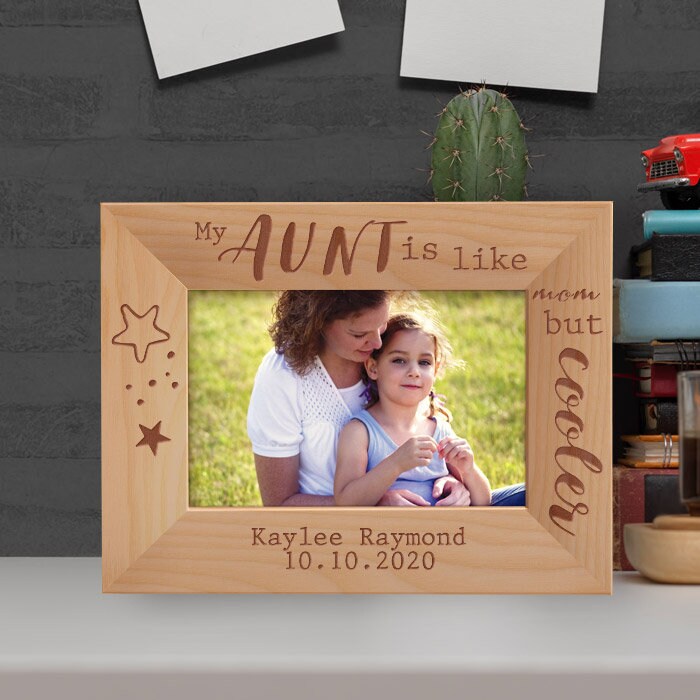 Personalized Engraved // World's Greatest Aunt // Picture Frame 