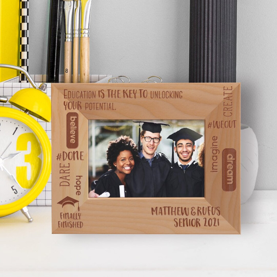 Gradution Frame Personalized Graduation Picture Frame, Custom Photo Frame, Engraved ...