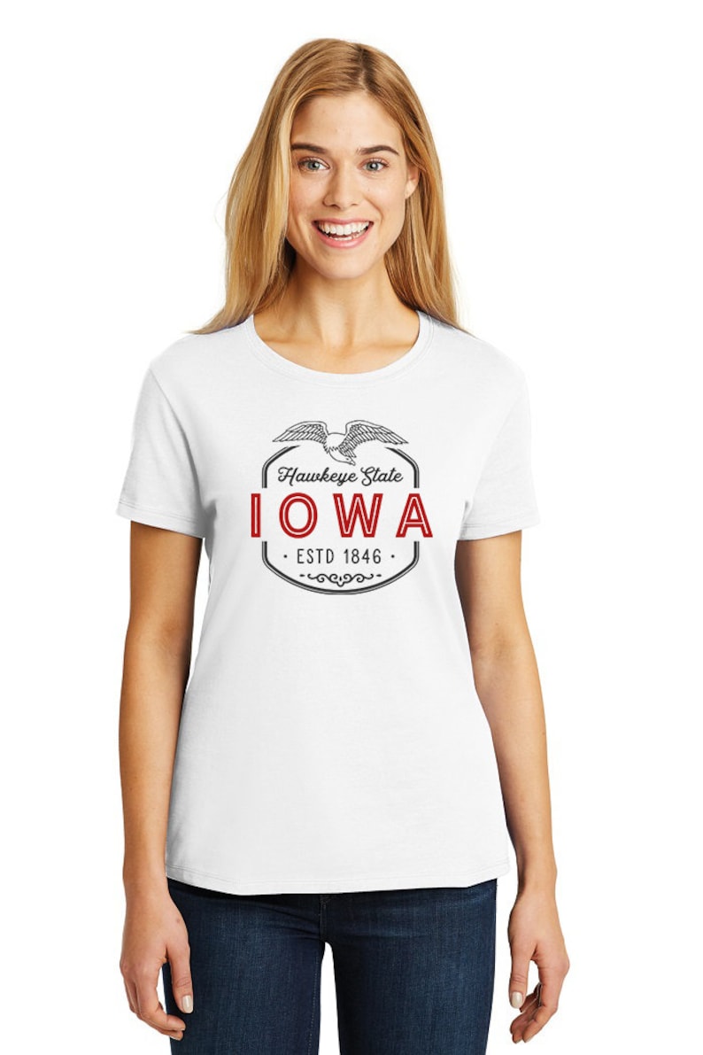 Maryland State Shirt Kentucky T-Shirt Maine Ladies T Shirt Custom Iowa T-Shirts Personalized Ladies State Shirts Louisiana Tee