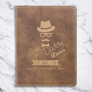 Personalized Passport Holder, Customized Leather Passport Cover, Monogram Leather Passport Holder, Engraved Passport Cover Father&#39;s Day Gift
