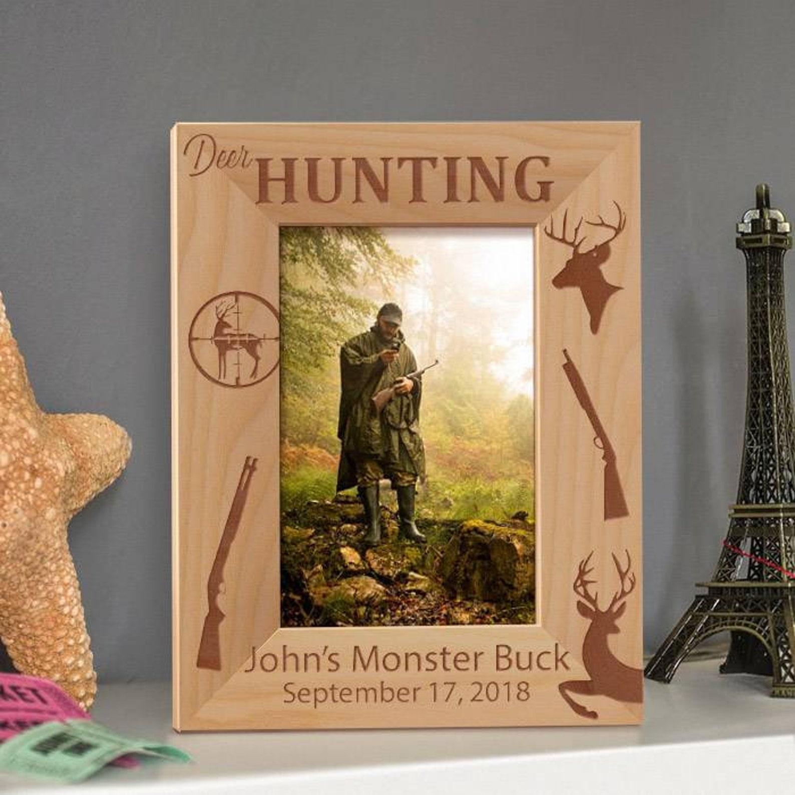Deer Hunting Picture Frame Personalized Picture Frames Etsy