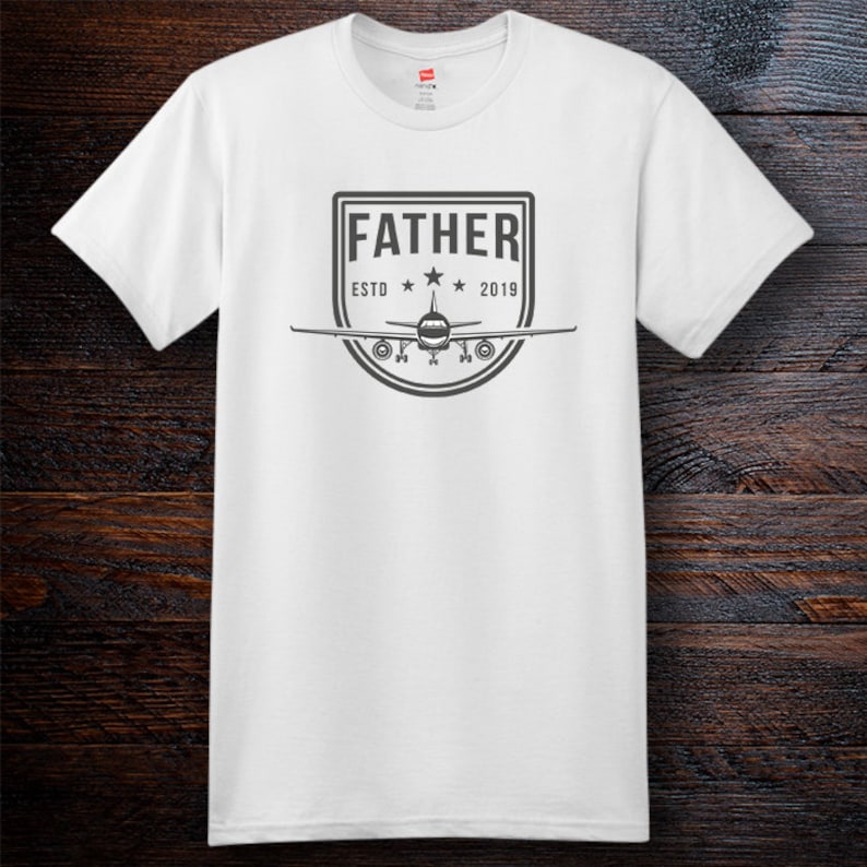 Dad In Training Tshirt Father/'s Day Gift Dad Established In Shirt Custom Shirts for Dad est Dad T-shirt