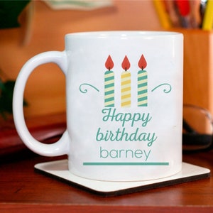 Birthday Mugs for Him, Personalized Birthday Presents, Coffee Mug for Men, Birthday Gift Ideas, Birthday Presents, Coffee Mug, Mug Customize