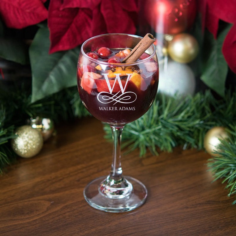 Personalized Goblet Wine Glass, Customized Core Balloon Wine Glass ...