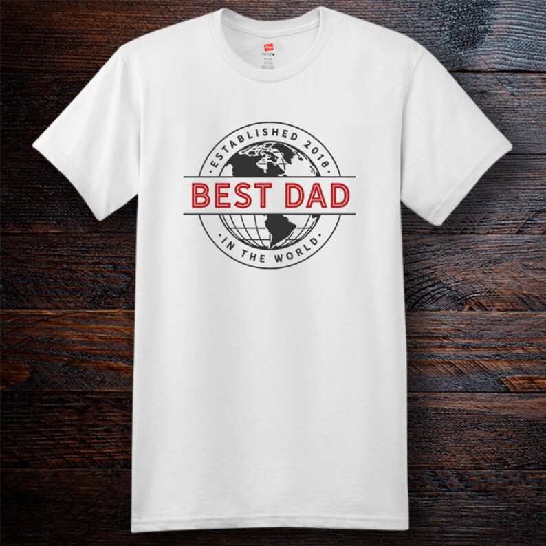 Dad In Training Tshirt Father/'s Day Gift Dad Established In Shirt Custom Shirts for Dad est Dad T-shirt