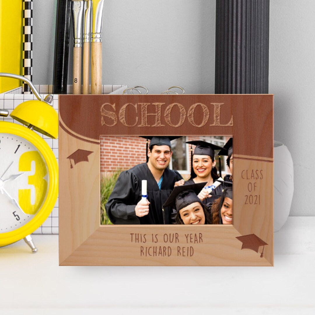 Gradution Frame Personalized Graduation Photo Frame, Custom Photo Frame, Engraved ...