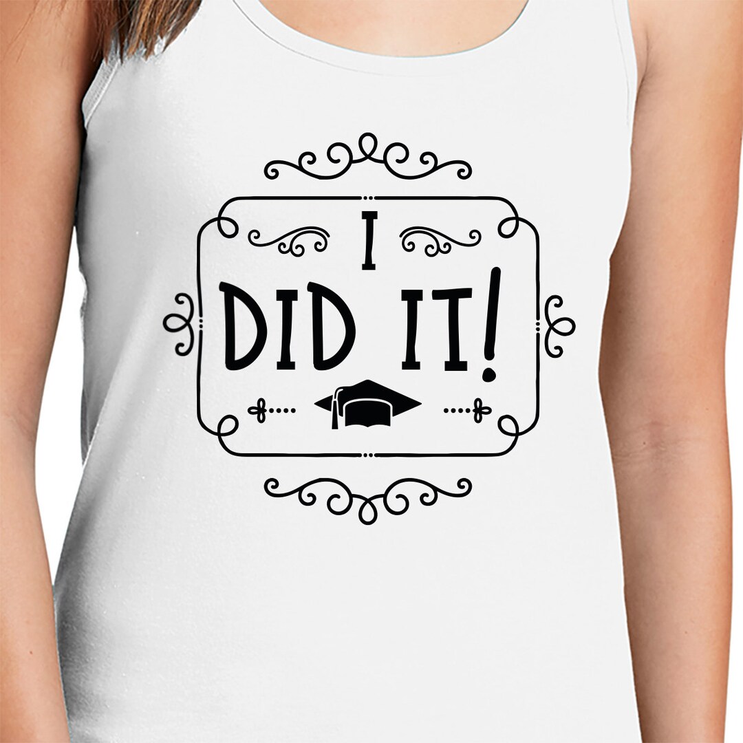 Class of 2021 Graduation Tank Top for Women, Cotton Sleeveless Shirt ...