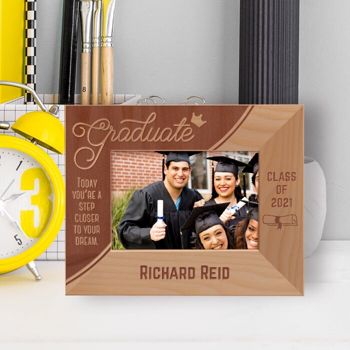 Custom Graduation Picture Frame, Personalized Photo Frame, Engraved ...