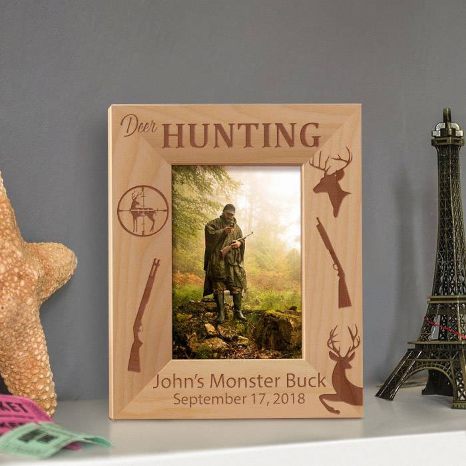 Deer Hunting Picture Frame Personalized Picture Frames Etsy