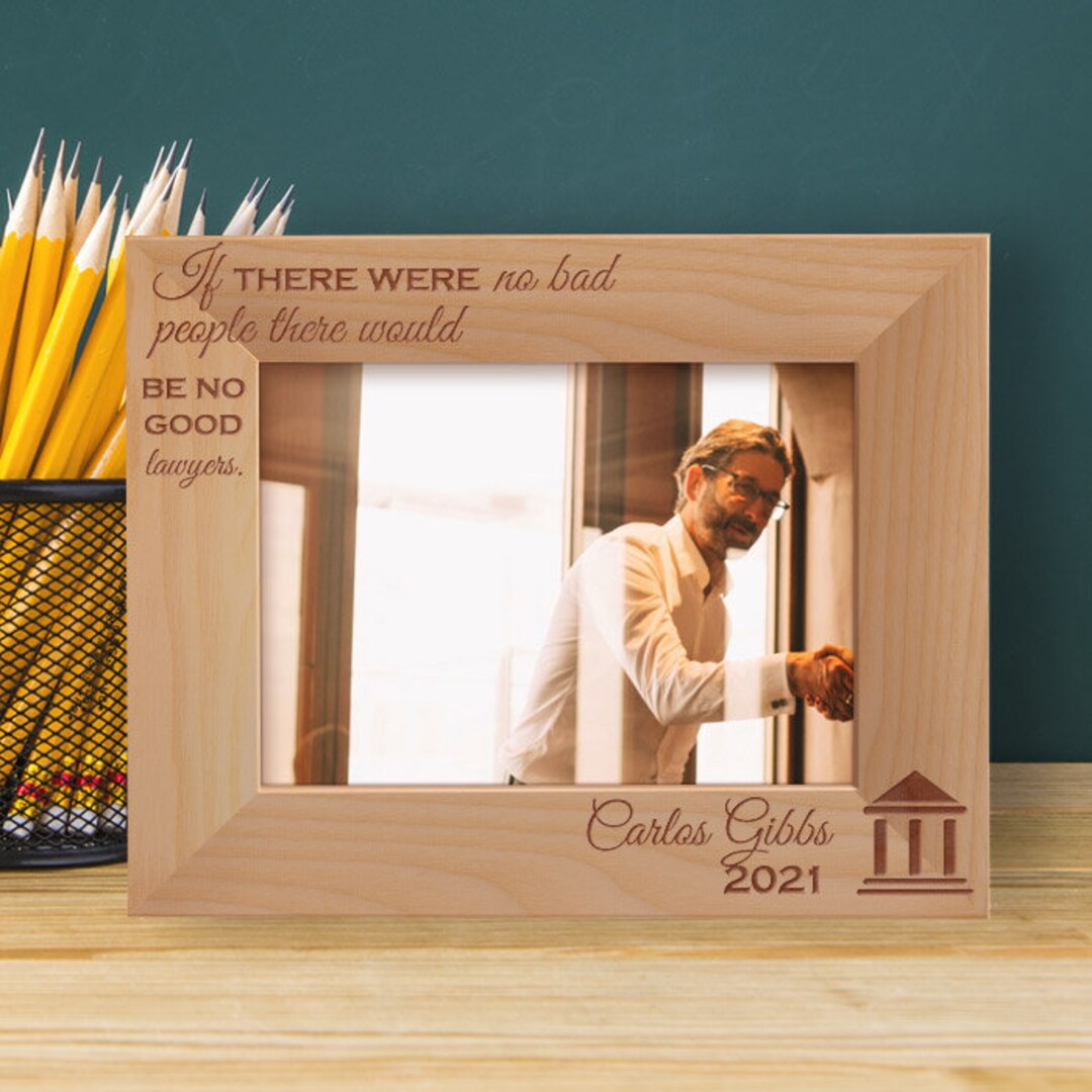 Profession Frame Personalized Lawyer Picture Frame – Custom Wooden Photo Frame, Engraved ...