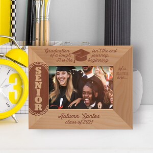 Custom Graduation Picture Frame, Personalized Picture Frame, Engraved Photo Frame, Wooden Photo Frame, Memorial Gift, Graduates Gift Ideas