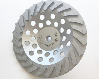 Disco de diamante profesional para amolar con 24 segmentos turbo de 7", paquete de 2 - Calidad premium, garantía de calidad