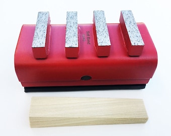 Nuevos bloques de molienda de diamantes 3PK Red Bond(for Hard Concrete) para Edco, Stow, Husqvarna, Diamond Products y General Equipment Floor Grinders