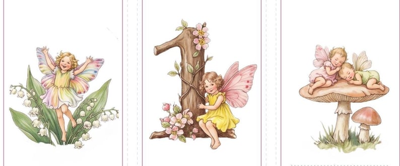 Fairy 1st Birthday Party Print Pack, Treat Bag Toppers, Wrappers, Banner (Digital Download) image 4