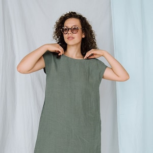 ALICE linen tunic dress