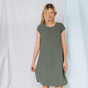 SALE 50 % OFF. Linen dress AGATHA 1.  Linen tunic dress.