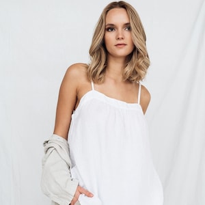 Buy Cream Ribbed Cami Pyjama Top M, Pyjamas