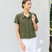 see more listings in the Linen shirts and tops section