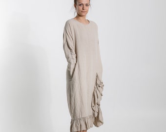 Malvin Linen Dress, Made in Germany Size Medium - Etsy Canada