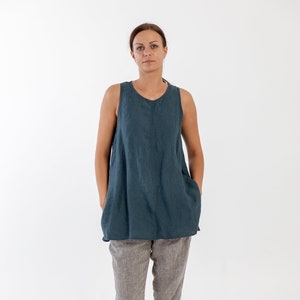 Linen shirt SOO,   Linen shirt for  women, plus size shirt, tunic shirt ,summer shirt