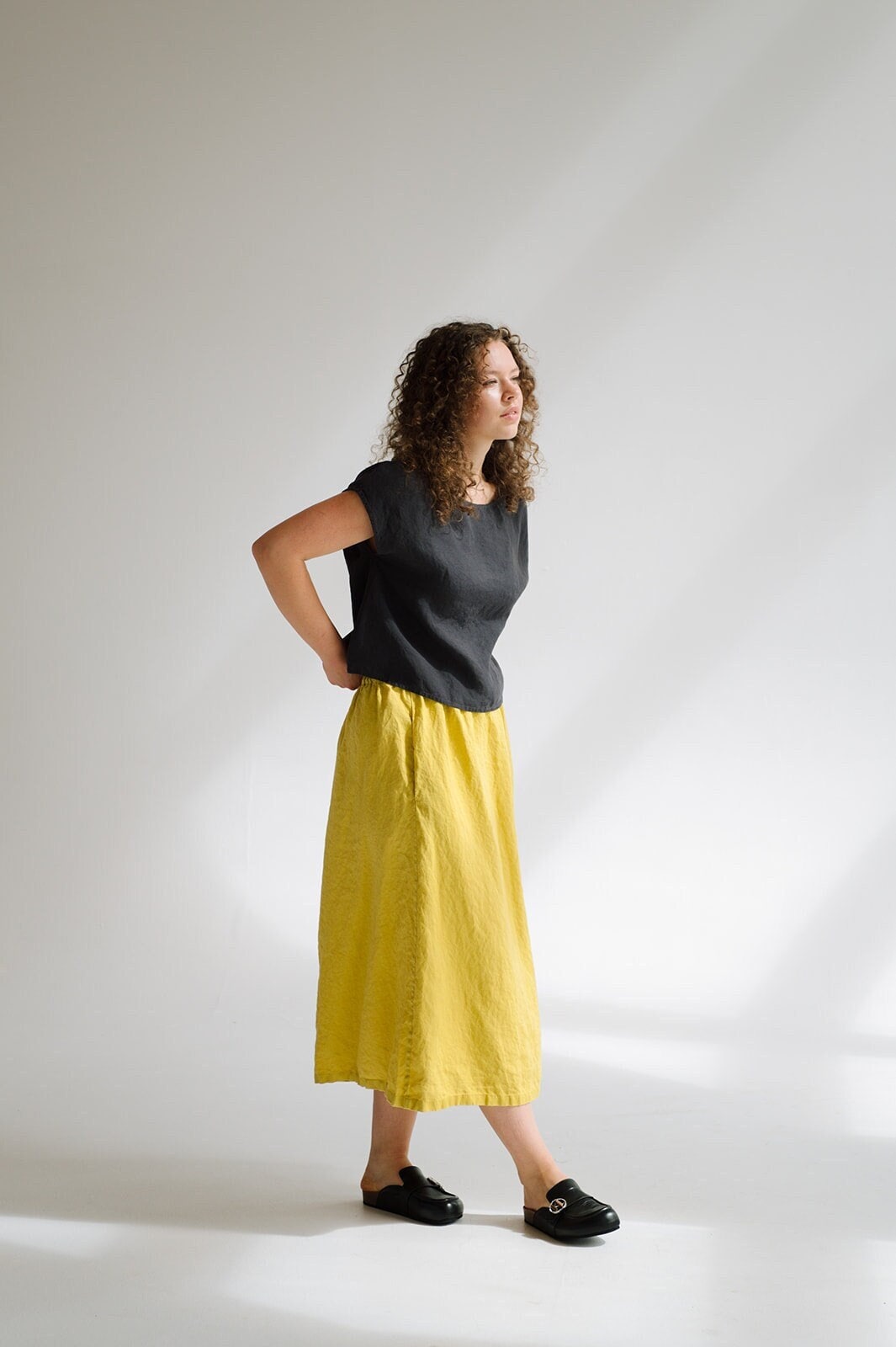 Linen tank Top ALICE / Linen shirt /Tunic shirt/ linen tee