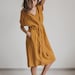 Linen dress  Jessica. Linen tunic dress. Summer linen dress. Stonewashed linen dress relaxed fit 