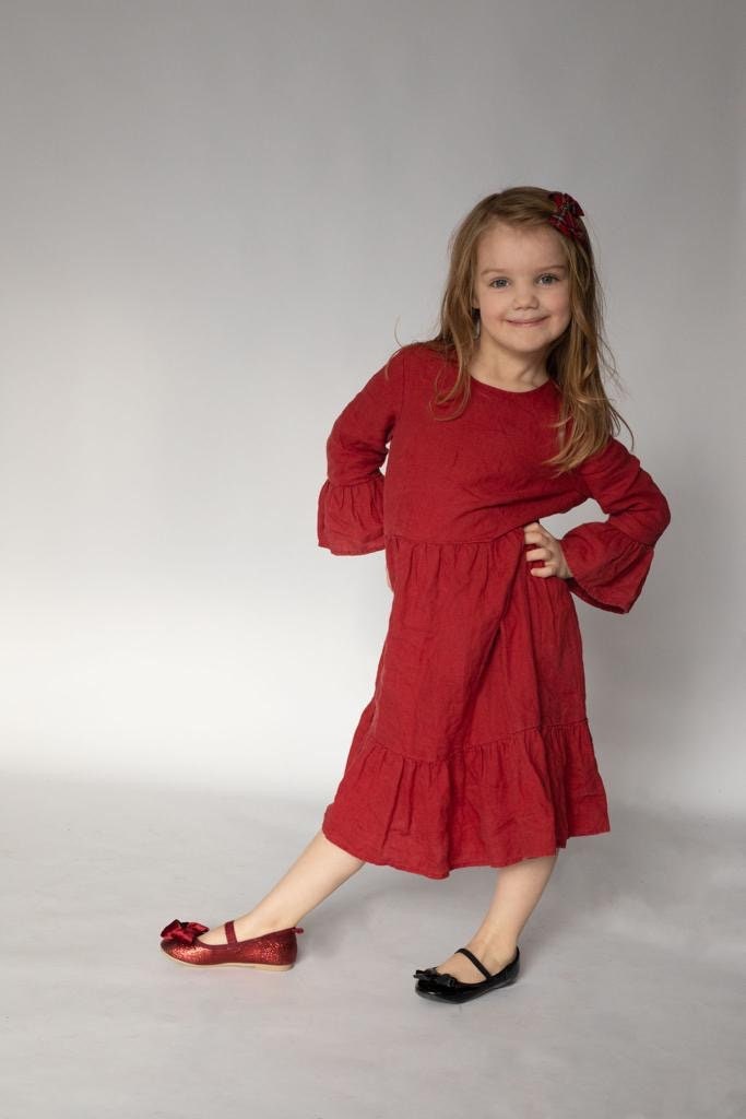 Linen Mother Daughter Dress Matching, Adeline Dress, Mommy and Me Dress Outfits, Girl Linen Dress, Linen Mommy and Me Dress